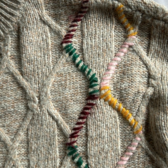 ModCloth oatmeal sweater - Picture 3 of 5